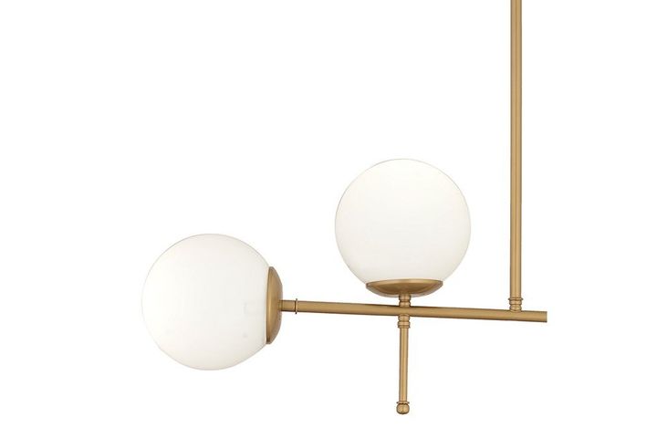 Apliqa Gael Hanglamp met 4 Lampjes, Mat Goud