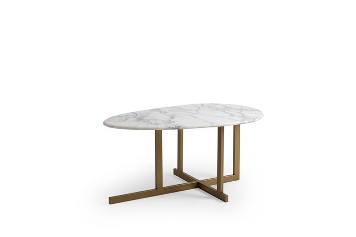 Gigi Marble Coffee Table, White
