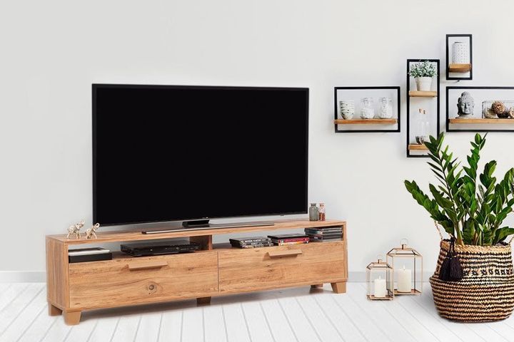 Leroy TV Unit, 180 cm, Walnut