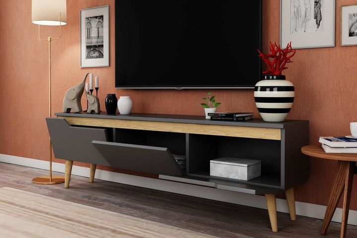 Mana TV-Meubel, Antraciet