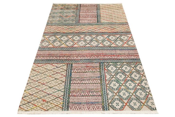 Bien Patterned Rug, 120 x 180 cm, Multicolour