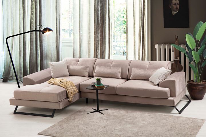 Fri̇do Hoekbank Links, Beige