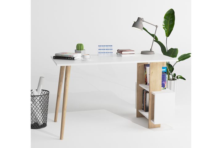 Lagomood Side Bureau, Wit en Eik