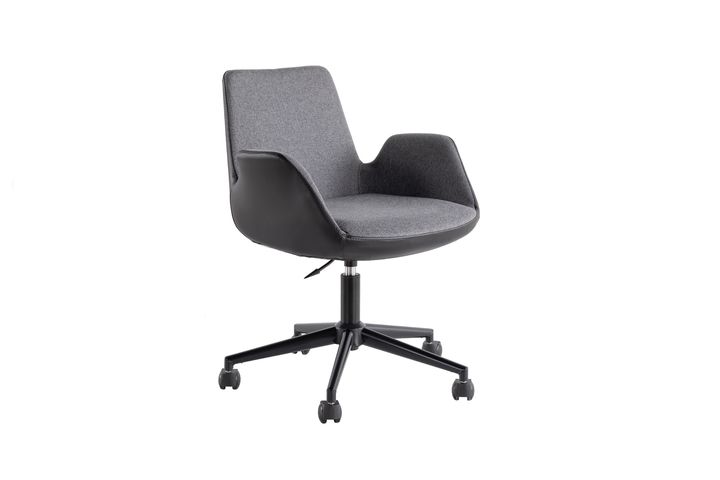 Dora Bureaustoel, Zwart en Grijs