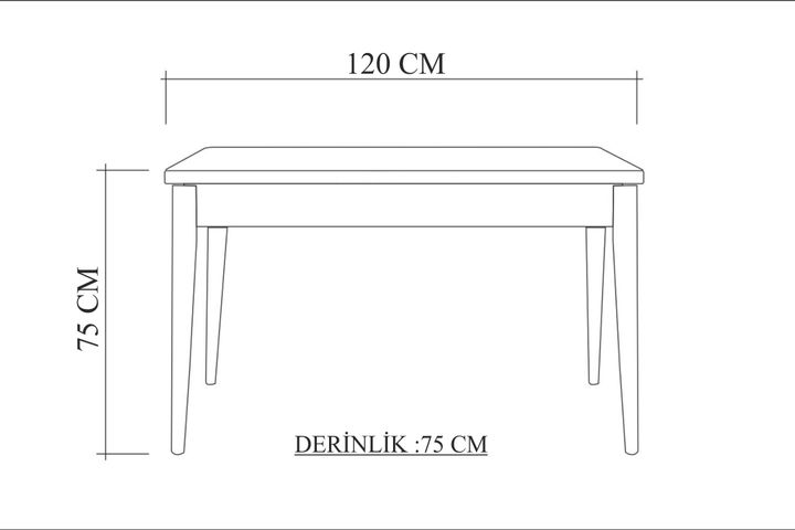 Stormi Keukentafel, Pijnboom