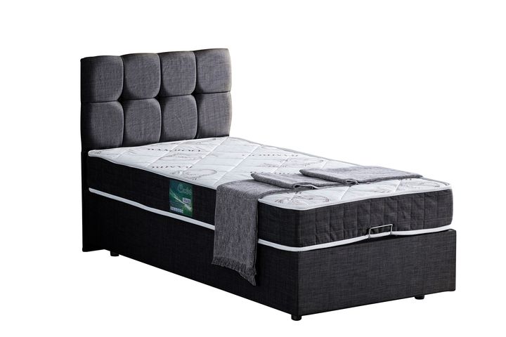 Paris Plus Boxspringbedset met Orthopedisch Matras, 180x200 cm, Antraciet