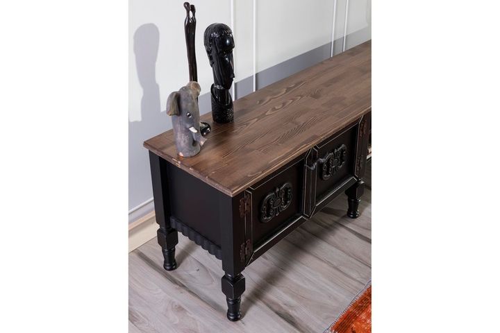 Aller Tv-Meubel, 200 cm, Zwart