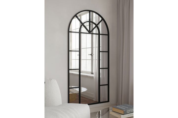 Marsah Jupiter Decoratieve Spiegel, 160x80 cm, Zwart