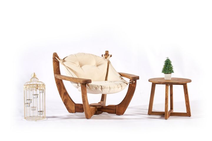 Relax Outdoor Armchair, Cream
