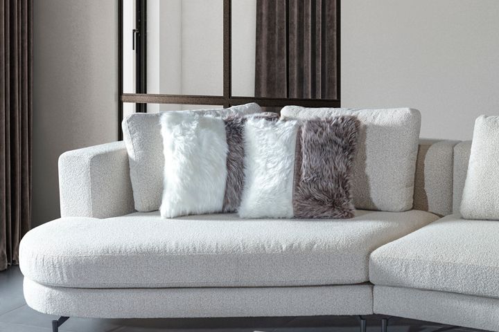 Monza Hoekbank Links, Wit