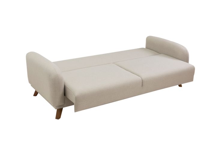 Hera 3-Zitsbank met slaapfunctie met opslagruimte (Kleurkeuze Stof In Showroom)
