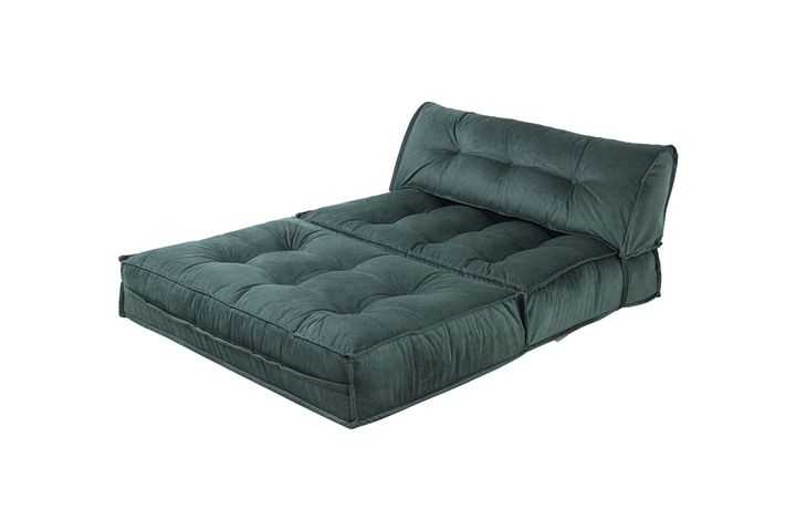 Mocca Opklapbare Slaapbank, Petrol