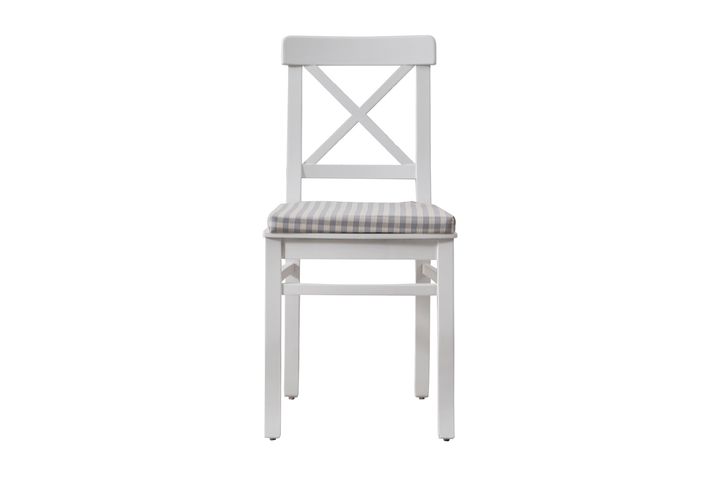 White Eettafelset, 70x80 cm, Grijs