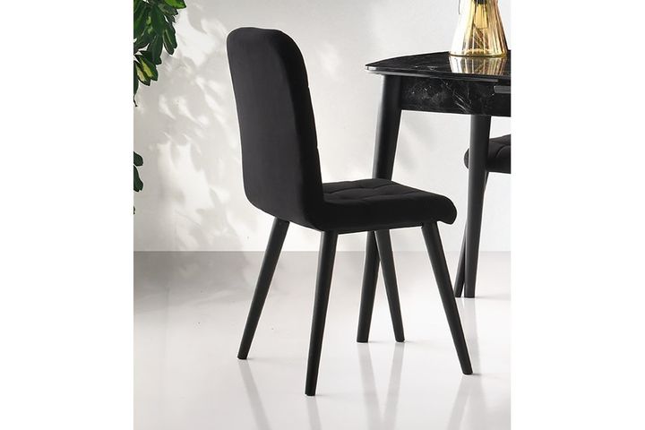 Etro Stoel, Antraciet & Zwart