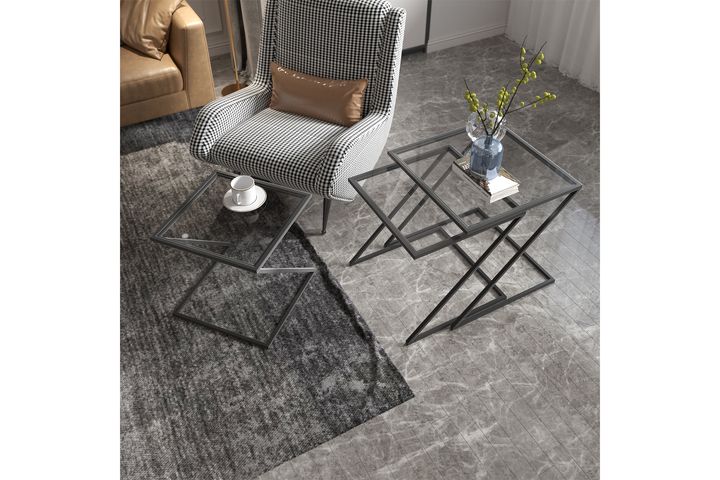 Misto Zettafelset, 3 Delig, Zwart