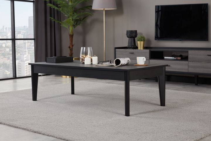 Zeta Salontafel, Zwart