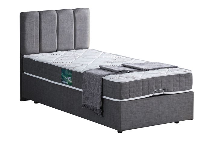 Gabba Boxspringbedset met Orthopedisch Matras, 150x200 cm, Grijs