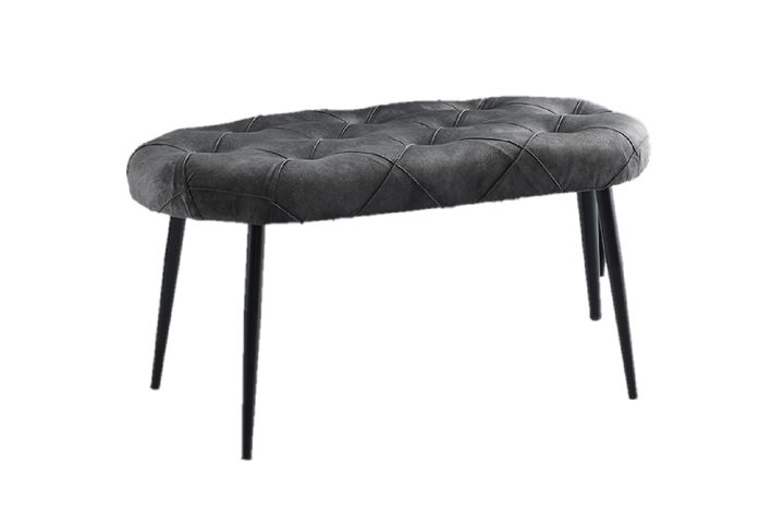 Maand Tafel, Stoel en Bank Set, Grijs & Zwart, 120X70