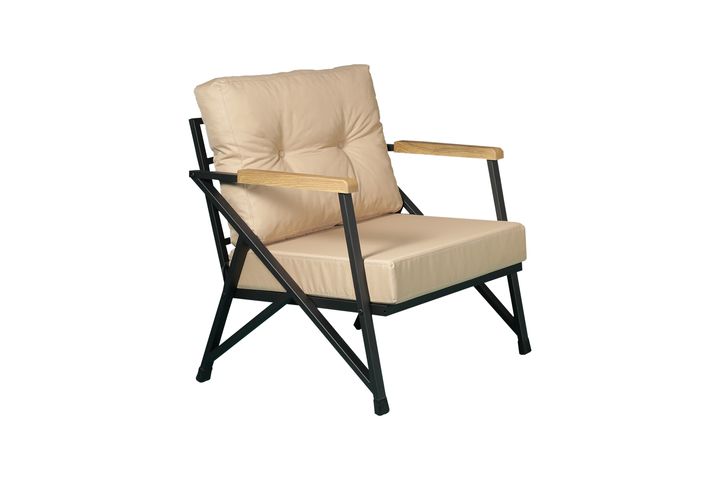 Nefin Zwart Tuinbank, Beige