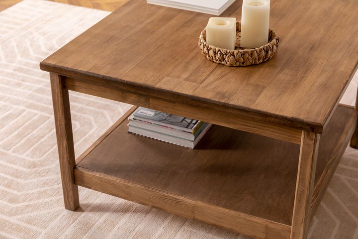 Ranch Salontafel, Massief, Walnoot
