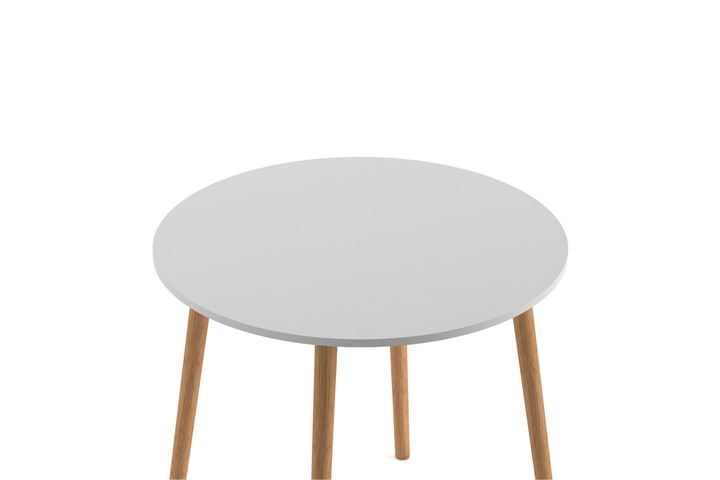 Davina Ronde Tafel, 90 cm, Wit
