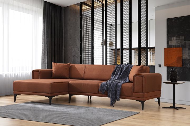 Horizont Hoekbank Links, Steenrood