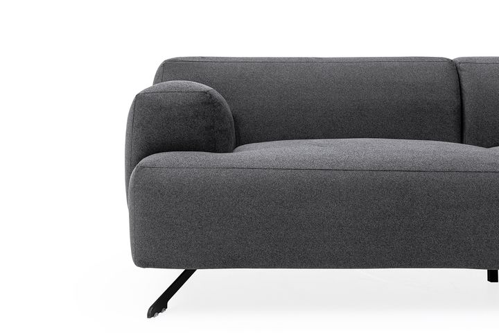 Ella Corner Sofa Right Chaise, Grey