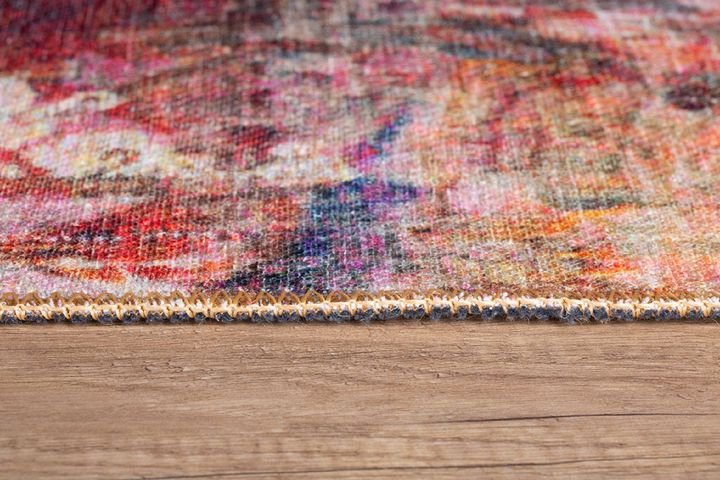 Domenec Patterned Rug, 140 x 190 cm, Multicolour