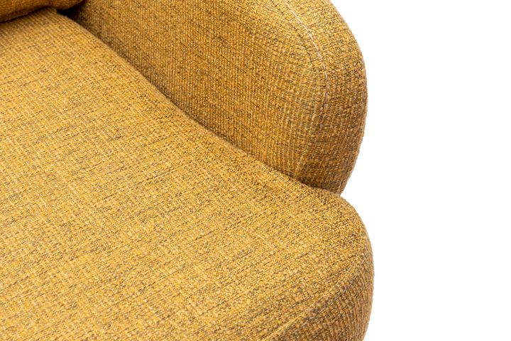 Natur Fauteuil, Mosterd (Kleurkeuze Stof In Showroom)