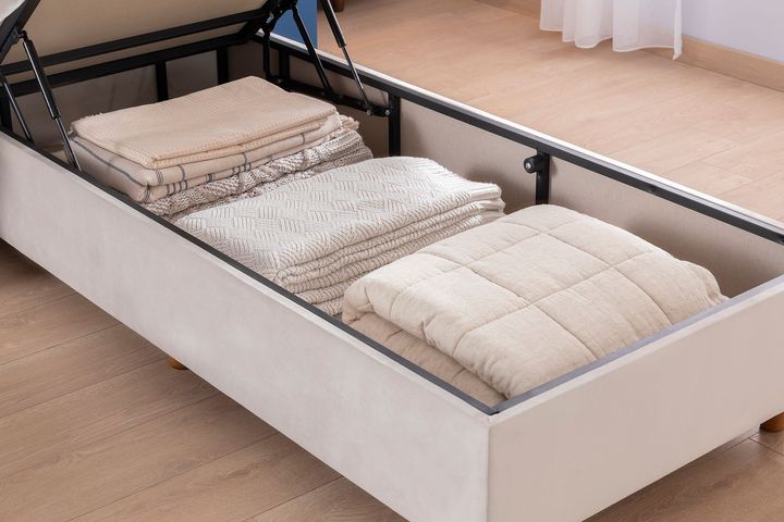 Luna Carpo Boxspring Set, 90x200 cm (Kleurkeuze Stof In Showroom)