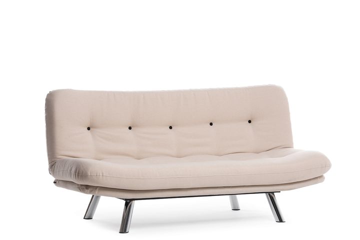Pafu Hippo Linnen 3-Zitsbank Met Bed Functie, Crème
