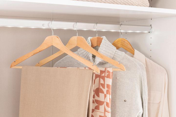 Luna Kledingkast Led Hanger Pijp, 90 cm