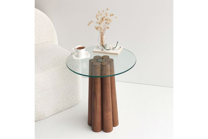 Pieneta Side Table, Walnut