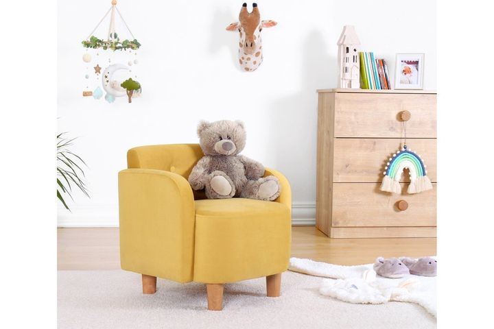 Voile Kinderfauteuil, Geel