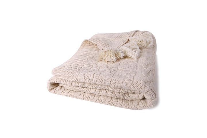 Neil Bed Throw, 130 x 170 cm, Natural