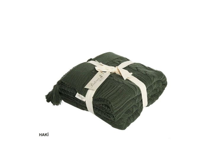 Nail Tumi Bed Throw, 130 x 170 cm, Khaki