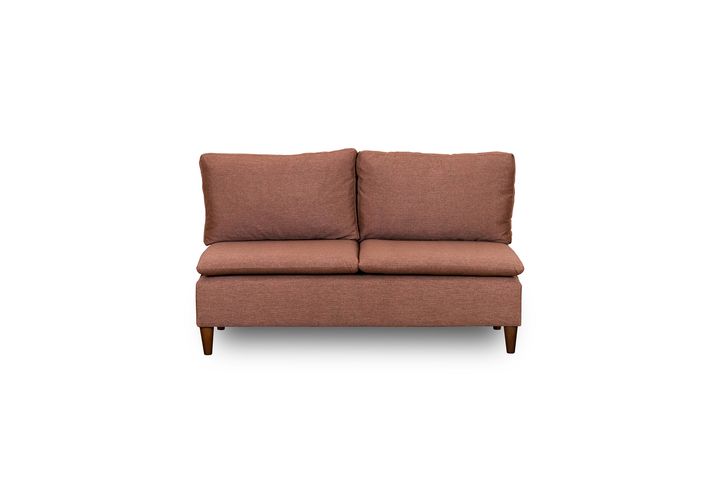 Pafu Lungo 2-Sitzer Sofa ohne Armlehnen, Hellbraun
