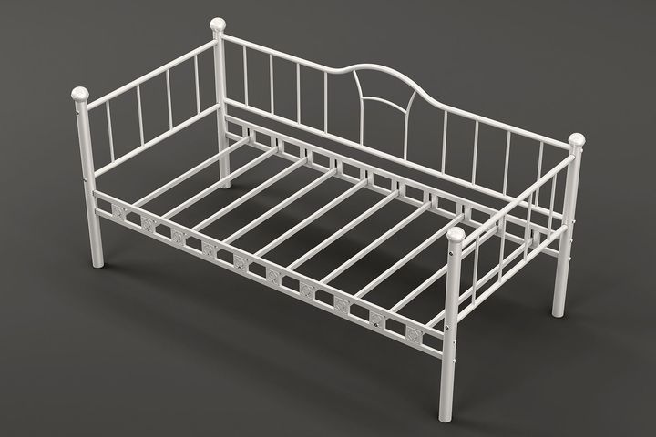 Camelia Metalen Bedbank, 90x190 cm