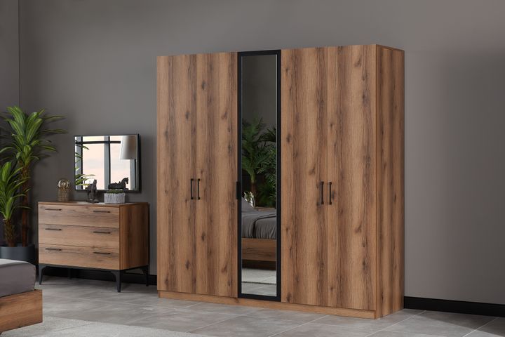 Lupo Kledingkast met 5 Deuren