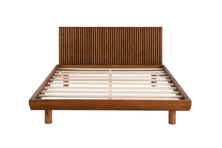 Luna Hendrick Bed, 160 x 200 cm, Walnut