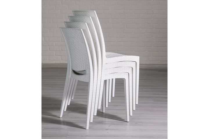 Seneca 6-Zits Tuinset, Wit