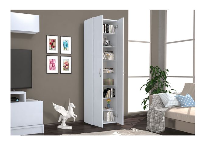 Great Ouse 8-Tier Cabinet, White