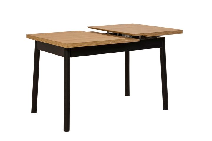 Oliver Uitschuifbare Keukentafel, Eik en Zwart
