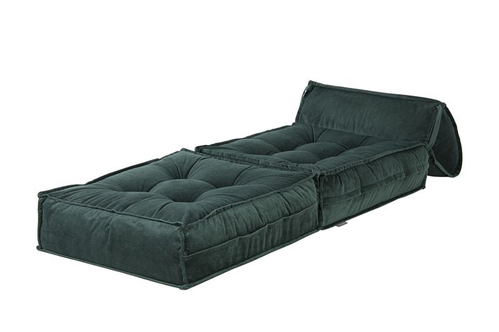 Mocca Opklapbare Fauteuil, Petrol
