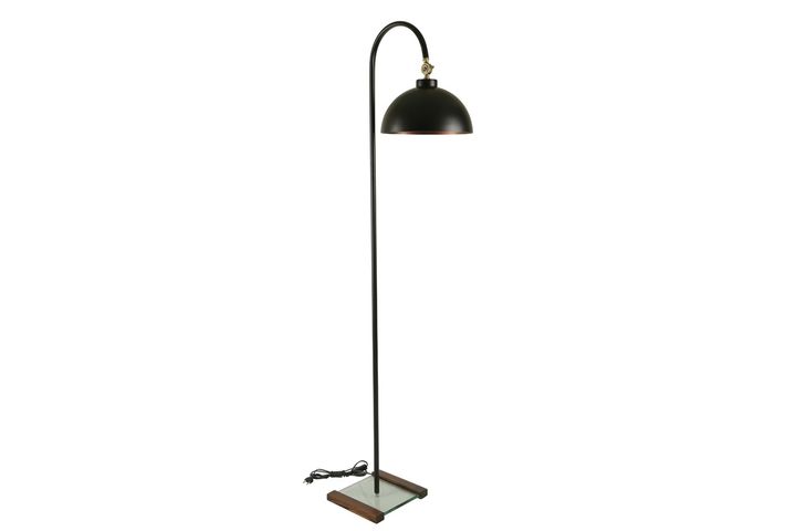 Marcella Retro Vloerlamp, Zwart
