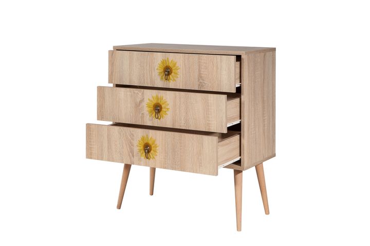 City Seed Chest of Drawers, Oak
