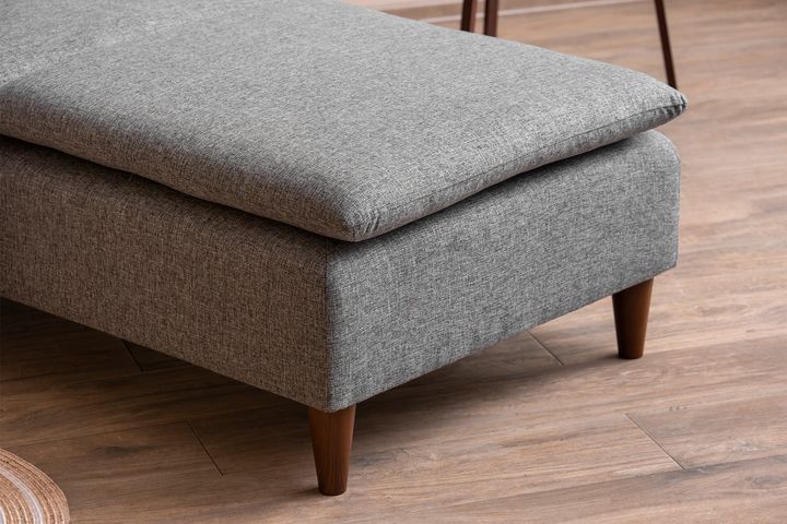 Pafu Lungo Chaise Longue, Grijs