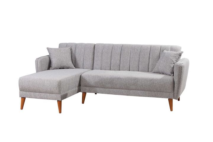 Aqua Corner Sofa Bed, Grey