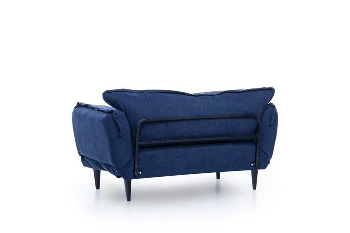 Futon Vino 2-Zitsbank, Donkerblauw