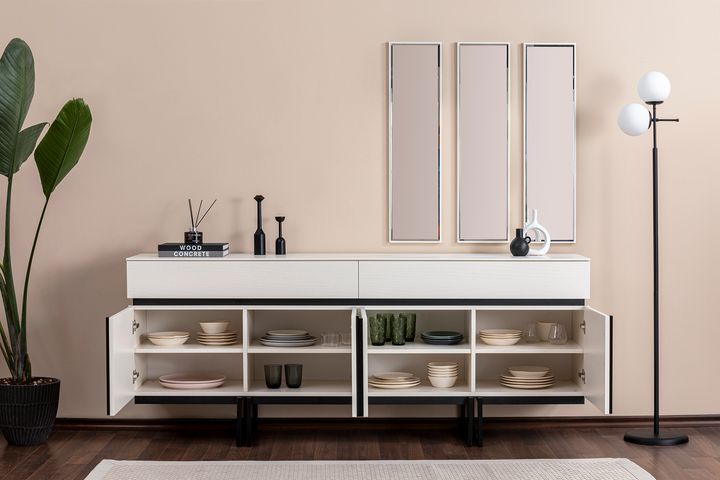 Line Dressoir en Spiegel
